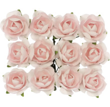 Packung mit zwölf Papierrosen