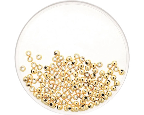 Metallic-Perle gold 3 mm 125 Stück