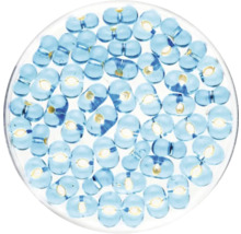 Farfalle Silbereinzug hellblau 6,5 mm 17 g