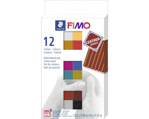 FIMO Leather Colour Pack 12x25 g