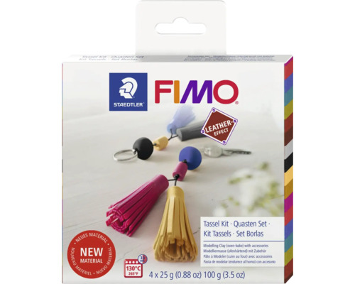 FIMO effect Leather Set Quasten