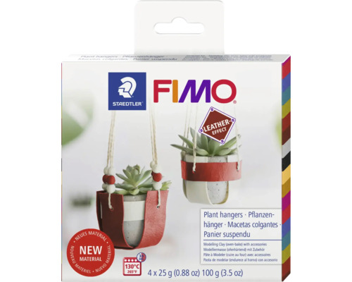 FIMO effect Leather Set Pflanzenhänger