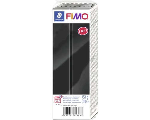 FIMO Soft Großblock schwarz 454 g