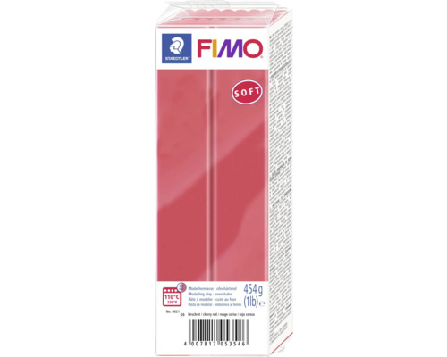 FIMO Soft Großblock kirschrot 454 g