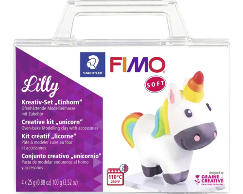 FIMO Soft Set im Koffer Einhorn Lilly