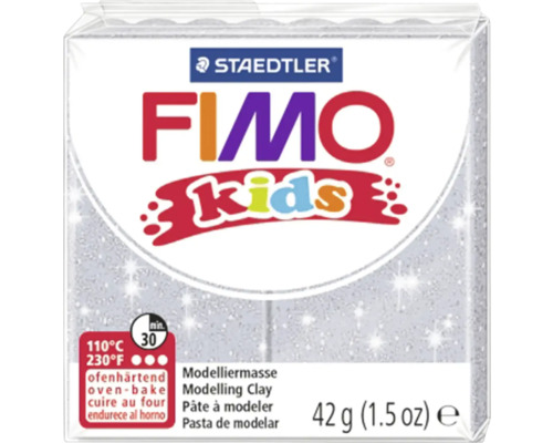 FIMO Kids Glitter silber 42 g