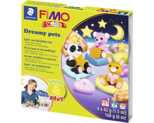 FIMO Kids Form & Play Set Dreamy Pets