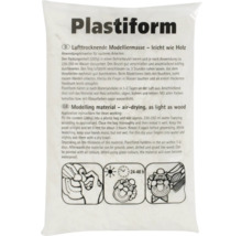 Lufttrocknende Modelliermasse, 200 Gramm, in einer transparenten Verpackung.