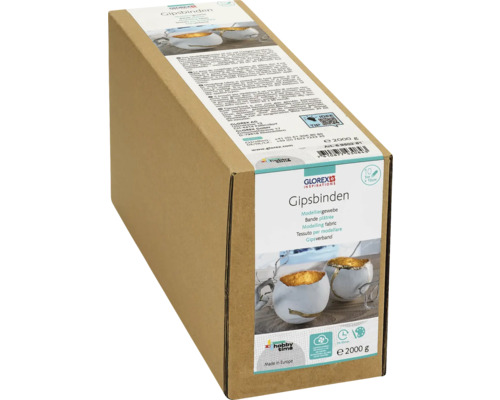 Gipsbinden Großpackung 2 kg 10 Rollen 5 m x 10 cm