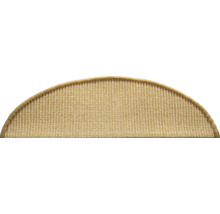 Halbrunde Treppenstufe aus Textil