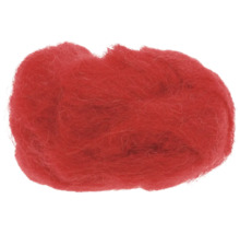 Rote Schurwolle