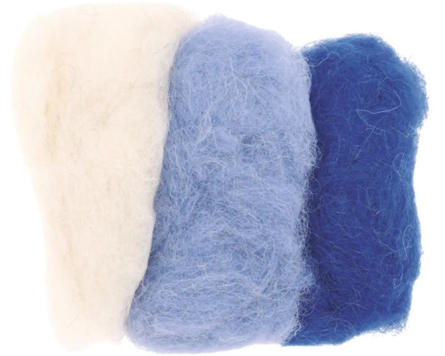 Schafwolle blau-mix 3x10 g