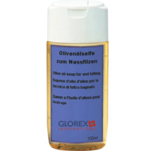 Olivenölseife zum Nassfilzen in einer 100 ml Flasche