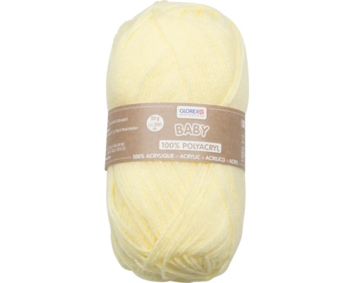 Wolle Baby 100 % Acryl gelb 50 g Wolle Baby 100 % Acryl gelb 50 g