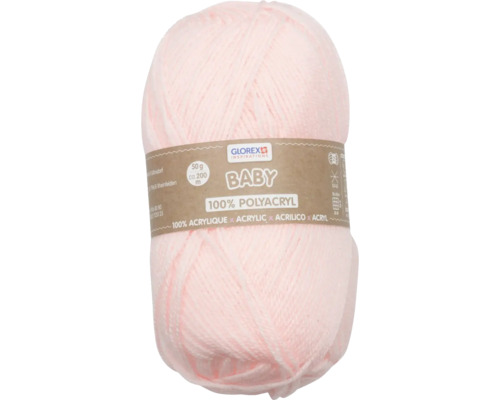 Wolle Baby 100 % Acryl rosa 50 g Wolle Baby 100 % Acryl rosa 50 g