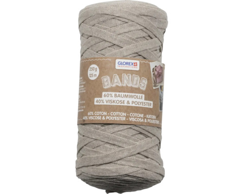 Makramee-Wolle taupe 250 g
