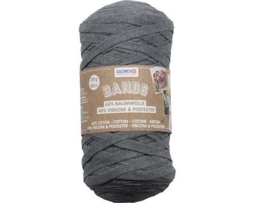 Makramee-Wolle grau 250 g