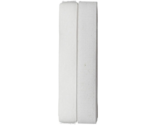 Klettband weiß 500x16 mm