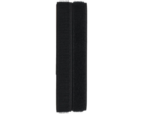 Klettband schwarz 500x16 mm