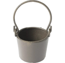 Eimer aus Metall mit Henkel