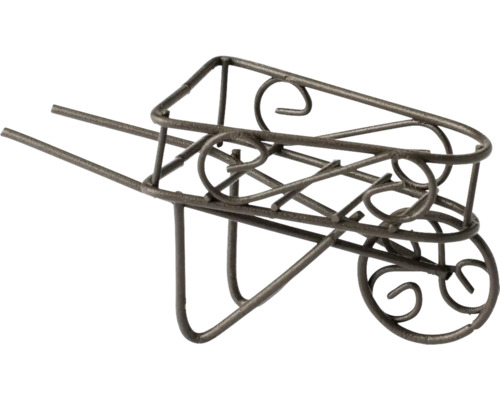 Mini-Gardening Schubkarre rost 8x3,5x4 cm Mini-Gardening Schubkarre rost 8x3,5x4 cm