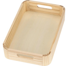 Holzkiste mit Griffen