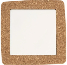 Korkuntersetzer mit Keramik Quadrat