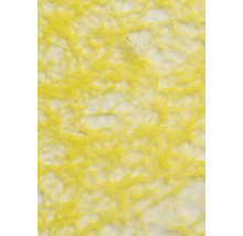 Gelbe Papierfasertapete