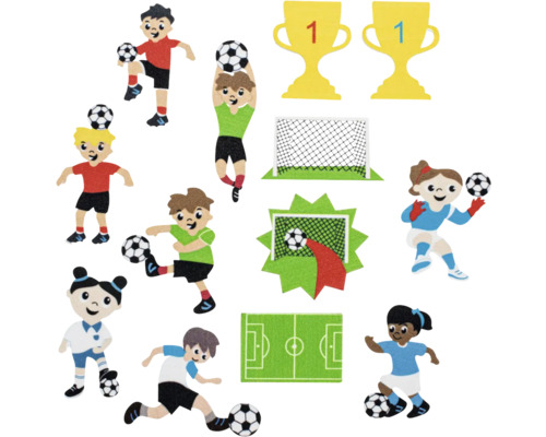 Moosgummi Sticker Fußball 29 Stück