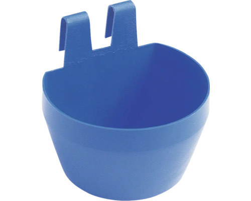 Tränke KERBL, Trinkbecher / Futternapf, Hühnertränke, ca. 0,3 l, Kunsstoff, blau Eimer mit Haken zum Aufhängen
