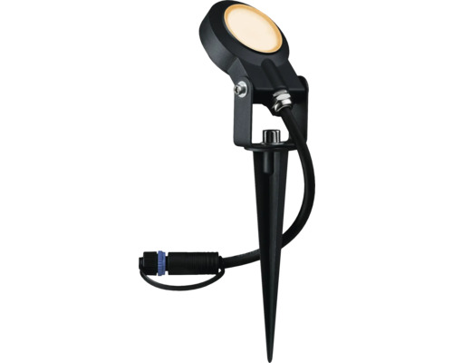 Paulmann Plug & Shine LED Gartenstrahler Einzelleuchte insektenfreundlich 6,3 W 280 lm 2200 K H 290 mm Sting anthrazit 230/24 V