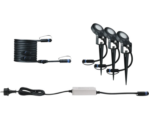 & LED HORNBACH | Shine Gartenstrahler Plug Paulmann Starterset