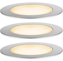 Drei LED Einbaustrahler für den Innenbereich