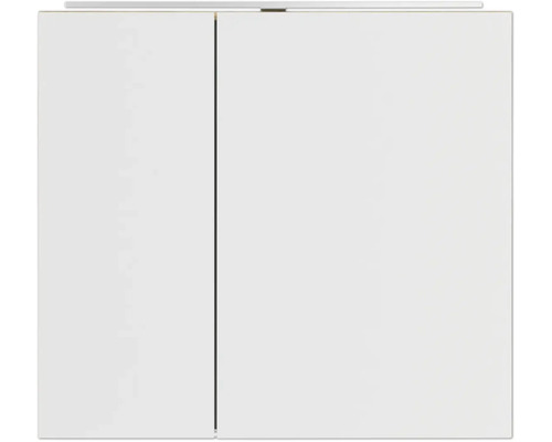 Weißer Badezimmerschrank mit zwei Türen