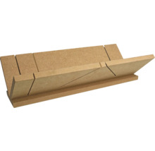 Gehrungslade aus Holz für präzise Schnitte