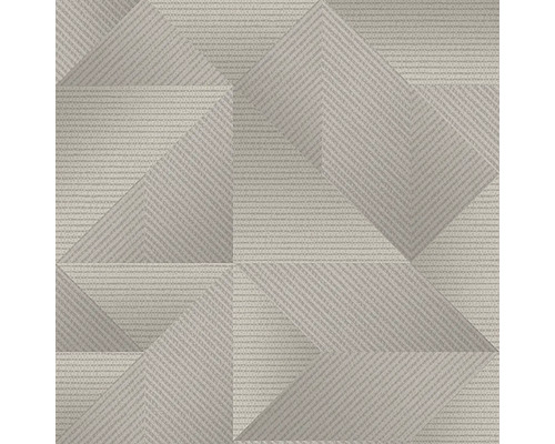 Vliestapete TP422975 Exclusive Threads Geometrisch grau Tapete mit geometrischem Dreiecksmuster
