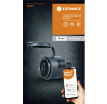 Ledvance Smart WiFi Compact Outdoor Steckdose anthrazit