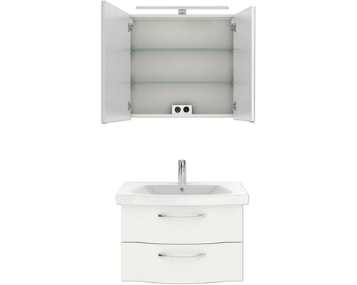 Waschtisch mit Spiegelschrank für das Badezimmer