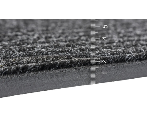 Detailaufnahme einer Fussmatte mit Höhenmessung