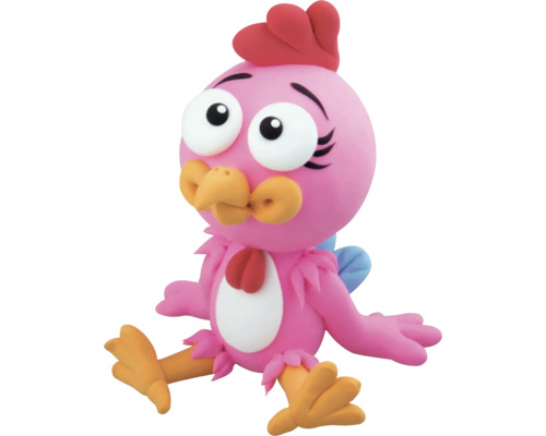 Rosa Kükenfigur zum Spielen und Dekorieren