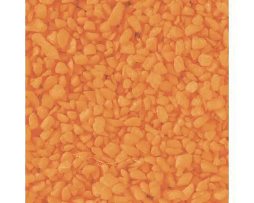 Nahaufnahme von orangefarbenem Zierkies