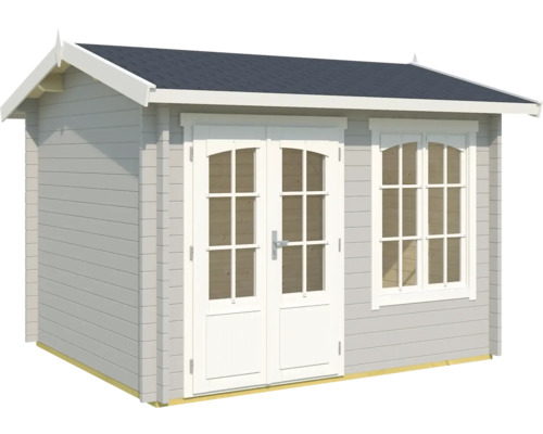 Gartenhaus aus Holz mit Doppeltür und Fenster