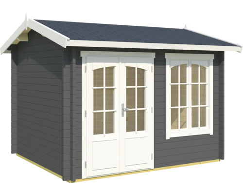 Gartenhaus aus Holz mit Doppeltür und Fenster