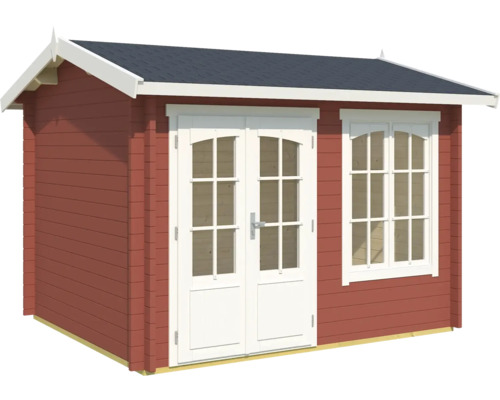 Gartenhaus aus Holz mit Doppeltür und Fenster