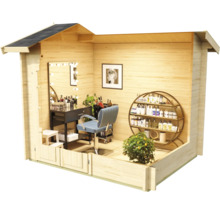 Gartenhaus Outdoor Life Alex Mini inkl. Fußboden 290 x 254,1 cm natur