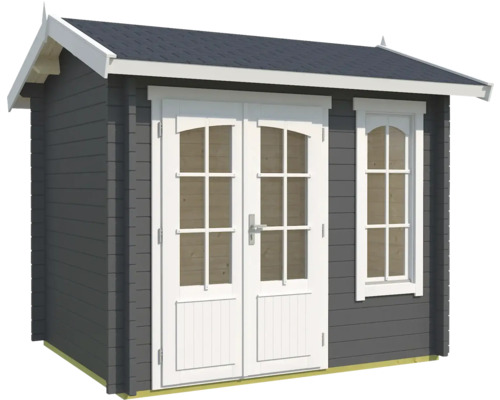 Gartenhaus aus Holz mit Doppeltür und Fenster