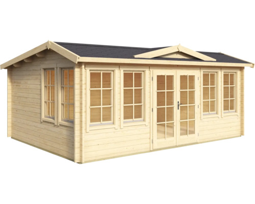 Holz Gartenhaus mit Fenstern und Doppeltür