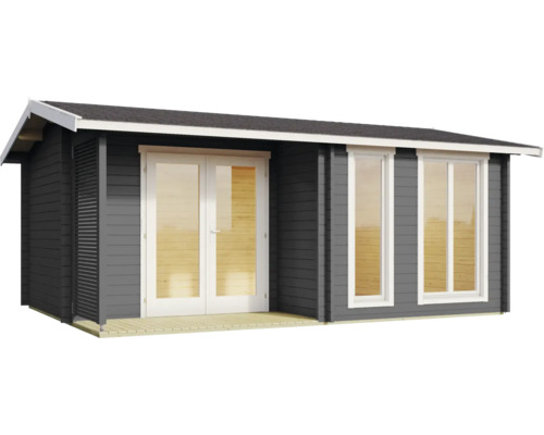 Gartenhaus mit Doppeltür und Fenstern