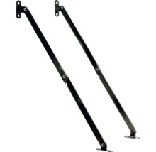Zwei Fensterladenhalter aus Metall