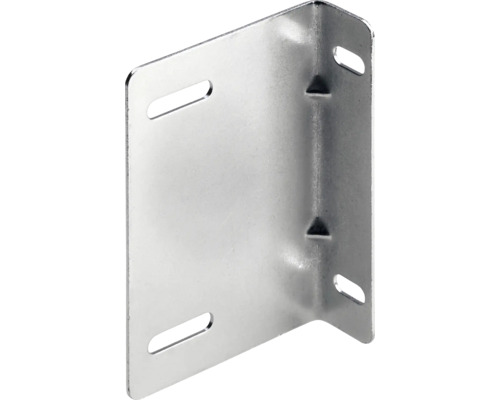 Verstellwinkel 18 x 60 x 90 x 1,2 mm Stahl verzinkt Winkelverbinder mit Löchern